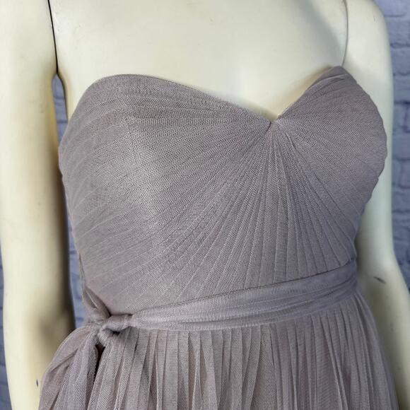 Jenny Yoo Women's Annabelle Convertible Tulle Column Dress size 6 - Picture 10 of 16